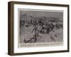 The British Mission to Kano, the British Force Withstanding a Cavalry Charge at Ugu-Frank Craig-Framed Giclee Print