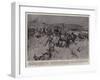 The British Mission to Kano, the British Force Withstanding a Cavalry Charge at Ugu-Frank Craig-Framed Giclee Print