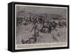 The British Mission to Kano, the British Force Withstanding a Cavalry Charge at Ugu-Frank Craig-Framed Stretched Canvas