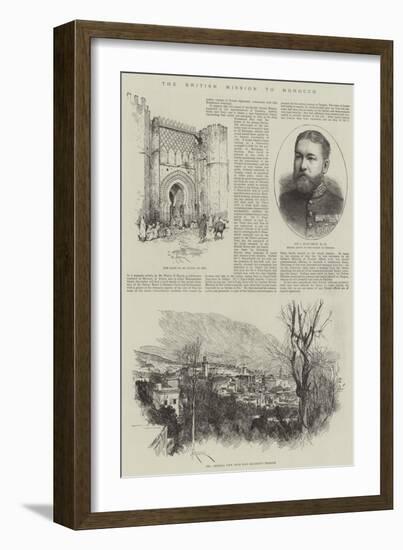 The British Mission to Morocco-Amedee Forestier-Framed Giclee Print