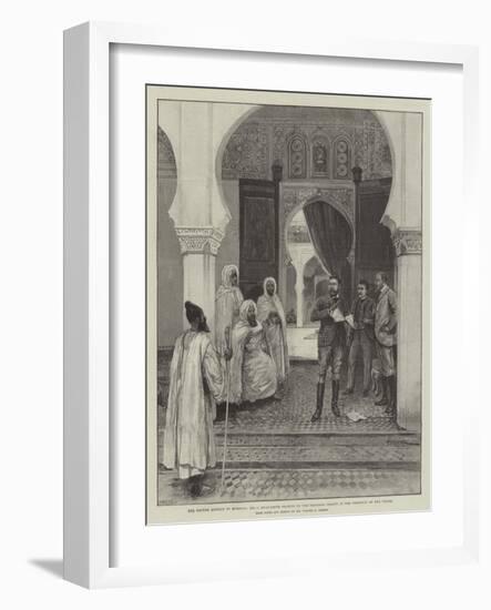 The British Mission to Morocco-Amedee Forestier-Framed Premium Giclee Print