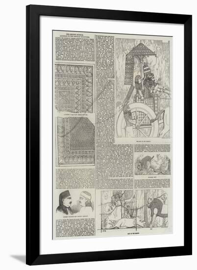 The British Museum, Additions to the Assyrian Sculptures-null-Framed Premium Giclee Print