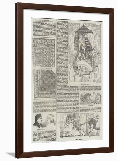 The British Museum, Additions to the Assyrian Sculptures-null-Framed Giclee Print