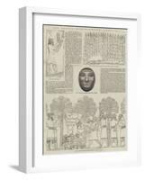 The British Museum, Nineveh Sculptures-null-Framed Giclee Print