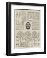 The British Museum, Nineveh Sculptures-null-Framed Premium Giclee Print