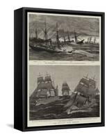 The British Navy Abroad-Charles William Wyllie-Framed Stretched Canvas