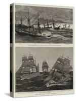 The British Navy Abroad-Charles William Wyllie-Stretched Canvas