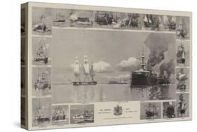 The British Navy, from Trafalgar to the Present Time-Eduardo de Martino-Stretched Canvas