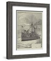 The British Navy, HMS Agamemnon-null-Framed Giclee Print
