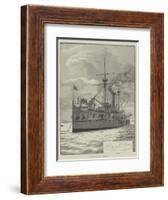 The British Navy, HMS Agamemnon-null-Framed Giclee Print