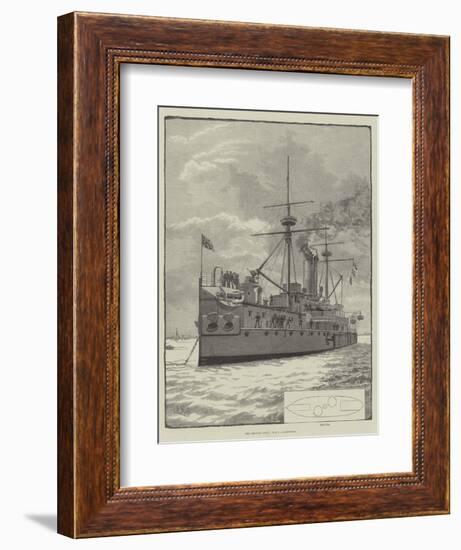 The British Navy, HMS Agamemnon-null-Framed Giclee Print