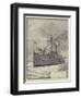 The British Navy, HMS Agamemnon-null-Framed Giclee Print