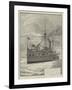 The British Navy, HMS Agamemnon-null-Framed Giclee Print