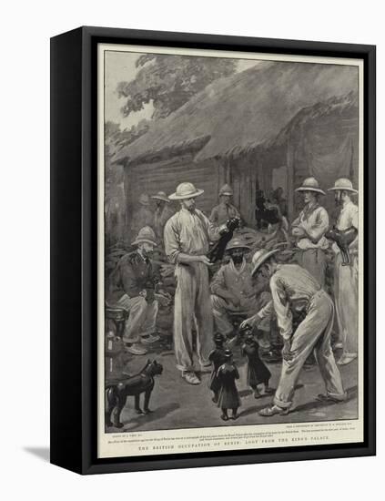 The British Occupation of Benin, Loot from the King's Palace-Joseph Nash-Framed Stretched Canvas