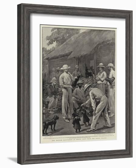 The British Occupation of Benin, Loot from the King's Palace-Joseph Nash-Framed Giclee Print