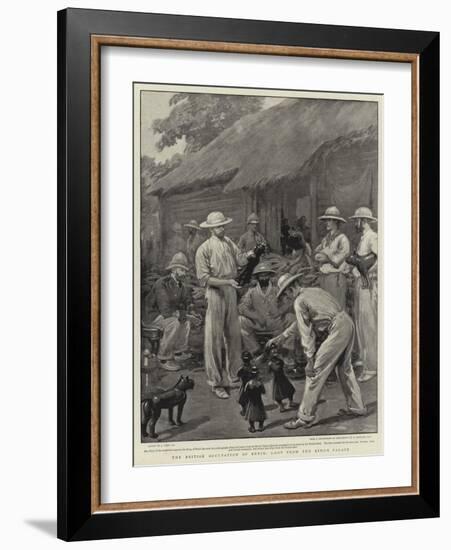 The British Occupation of Benin, Loot from the King's Palace-Joseph Nash-Framed Giclee Print