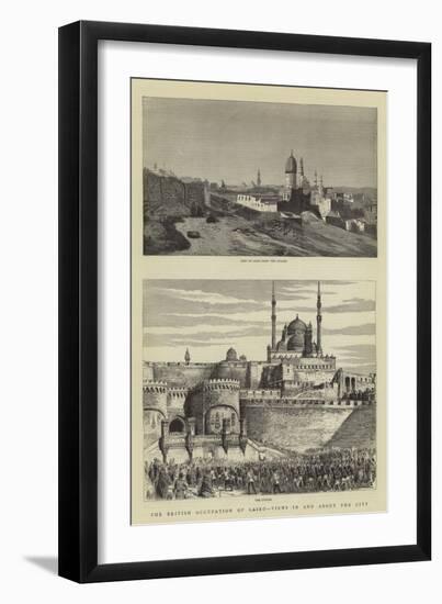 The British Occupation of Cairo, Views in and About the City-null-Framed Giclee Print