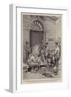 The British Occupation of Johannesburg, Dinner Time-Frederic De Haenen-Framed Giclee Print