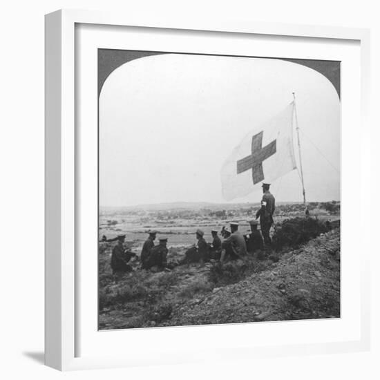 The British Red Cross in the Field, Ready for its Errand of Mercy, World War I, C1914-C1918-null-Framed Photographic Print