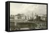 The British Residency at Hyderabad-Captain Robert M. Grindlay-Framed Stretched Canvas