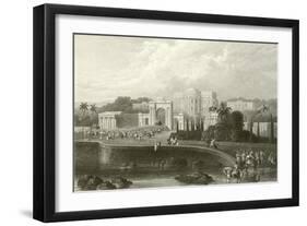 The British Residency at Hyderabad-Captain Robert M. Grindlay-Framed Giclee Print