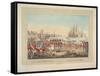 The British Royal Navy, 1815-Wilhelm Alexander Kobell-Framed Stretched Canvas