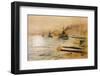The British Second Division of Battleships Fire on the Germans at the Battle of Jutland-William Lionel Wyllie-Framed Photographic Print