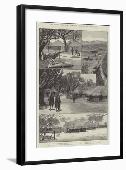 The British South Africa Company's Expedition to Mashonaland-null-Framed Giclee Print