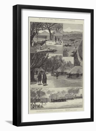 The British South Africa Company's Expedition to Mashonaland-null-Framed Giclee Print