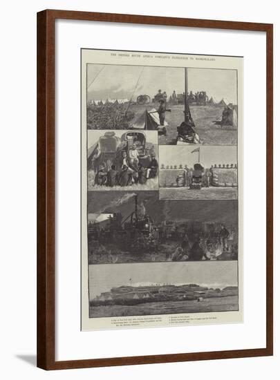 The British South Africa Company's Expedition to Mashonaland-null-Framed Giclee Print