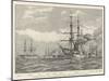 The British Squadron Cruising in Mozambique Channel under Rear-Admiral Sir E R Fremantle-null-Mounted Giclee Print