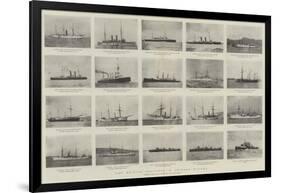 The British Squadron in Chinese Waters-null-Framed Giclee Print