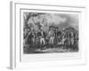 The British Surrender Their Arms to the American Army at Yorktown-J.f. Renault-Framed Art Print