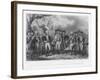 The British Surrender Their Arms to the American Army at Yorktown-J.f. Renault-Framed Art Print