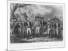 The British Surrender Their Arms to the American Army at Yorktown-J.f. Renault-Mounted Art Print