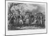 The British Surrender Their Arms to the American Army at Yorktown-J.f. Renault-Mounted Art Print