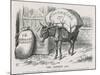 The British Taxpayer, The Patient Donkey, Groans Beneath the Weight of Income Tax-John Tenniel-Mounted Art Print