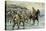The British Troops of General French Crossing the Sand River-Frank Ifold-Stretched Canvas