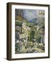 The Broad and Narrow Way, the Narrow Road to Heaven Contrasted with the Broad Way to Hell-null-Framed Photographic Print