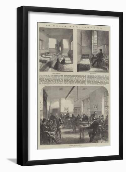 The Broadmoor Criminal Lunatic Asylum-null-Framed Giclee Print