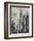 'The Broadway and the Woolworth Building, New York', 1912-Joseph Pennell-Framed Giclee Print