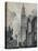 'The Broadway and the Woolworth Building, New York', 1912-Joseph Pennell-Stretched Canvas