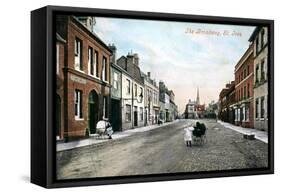The Broadway, St Ives, Cornwall, Early 20th Century-Valentine & Sons-Framed Stretched Canvas