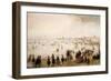 The Broederpoort, Kampen, with numerous Figures skating and playing Kolf-Hendrick Avercamp-Framed Giclee Print