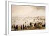 The Broederpoort, Kampen, with numerous Figures skating and playing Kolf-Hendrick Avercamp-Framed Giclee Print