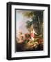 The Broken Eggs (Oil on Canvas)-Jean-Baptiste Huet-Framed Giclee Print