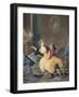 'The Broken Fan', end eighteenth century-Jean-Baptiste Huet-Framed Giclee Print