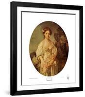 The Broken Jug-Jean-Baptiste Greuze-Framed Art Print