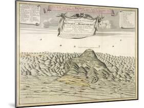 The Broken Mountain in the Territory of the Count of Wernigerode in Hartz Forest, Nuremberg, 1749-null-Mounted Giclee Print