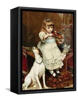 The Broken String-Charles Burton Barber-Framed Stretched Canvas